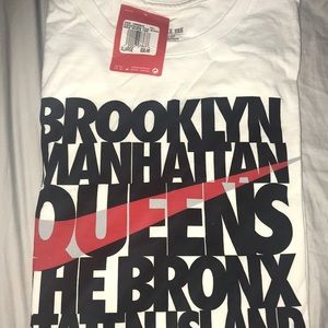 White nike shirt